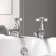 Nene Traditional Chrome Hot & Cold Bath Taps
