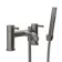 Trent Gunmetal Grey Bath Filler & Handheld Shower