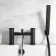 Ribble Matt Black Bath Filler & Handheld Shower