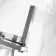 Tamar Chrome Wall Mounted Bath Mixer Tap & Handheld Shower