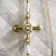 Nevis Brushed Brass Traditional Thermostatic Shower Set with Hand Shower