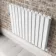 Faro White Double Flat Panel Horizontal Radiator 600x770mm