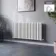 Marbella White Single Oval Panel Radiator 600x1200mm