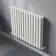 Marbella White Double Oval Panel Radiator 600x780mm