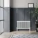 Athens White Triple Column Horizontal Traditional Radiator 600x1010mm