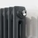 Athens Anthracite Double Column Horizontal Traditional Radiator 600x605mm