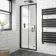London Matt Black 6mm Bifold Shower Door 760mm