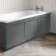 Traditional Slate Grey Wooden Bath Front Panel 1700mm