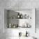 Stone Grey Mirror Cabinet 800mm
