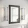 Graphite Grey Bathroom Mirror 700x500mm