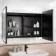 Olivia Black Framed Illuminated LED Mirror Cabinet 710x1000mm