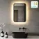 Mila Black Framed Backlit llluminated LED Mirror 600x400mm