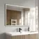 Esme Matt Black Illuminated LED Recessed Mirror Cabinet 700x1000mm
