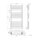 Santorini Electric Brushed Brass Flat Panel Heated Towel Rail 1200x600mm