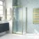 London Brushed Brass 6mm Pivot Shower Enclosure 800x800mm