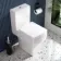 Portland Comfort Height Close Coupled Toilet With Soft Close Slim Seat