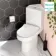 Denver Rimless Close Coupled Corner Toilet With Soft Close Slim Seat