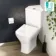Atlanta Comfort Height Close Coupled Corner Toilet With Soft Close Seat