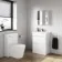 Trent Gloss White Basin Drawer Vanity 600mm