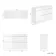 Trent Gloss White Drawer with Marble Top 1200mm - Excludes Counter Top Basins