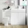 Trent Gloss White Combination Vanity Basin and Atlanta Toilet 1300mm