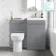 Trent Stone Grey Combination Vanity Basin and Aruba Toilet 1000mm