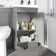 Trent Stone Grey Combination Vanity Basin and Aruba Toilet 1000mm