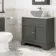 Lucia Graphite Grey Cabinet with Marble Top 840mm - Excludes Counter Top Basin