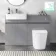 Foster Stone Grey Combination Vanity Basin and Boston Toilet 1200mm