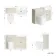 Monaco Chalk White Combination Vanity Basin and Boston Toilet 1200mm