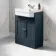 Monaco Inky Blue Traditional Basin Vanity 600mm