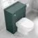 Traditional Midnight Green Back To Wall Unit and Seattle Toilet