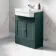 Monaco Midnight Green Traditional Basin Vanity 600mm