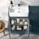 Harper Navy Blue Combination Vanity Basin & Tucson Toilet 1000mm