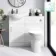 Quartz Gloss White Combination Vanity Basin and Austin Toilet 950mm