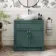 Milos Mystic Green Vanity with Oval Basin 800mm - Traditional Handles