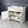 Lucia Chalk White Basin Vanity 1030mm