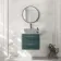 Omaha Mystic Green Wall Hung Drawer Vanity with Marble Top 600mm - Excludes Counter Top Basin