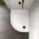 London Offset Quadrant Stone Shower Tray 1000x800mm - Right Handed