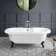 Grosvenor 1700mm Roll Top Bath - Black Ball Feet