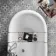 Grosvenor 1800mm Roll Top Bath - White Claw Feet