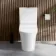 Tucson Rimless Close Coupled Toilet With Premium Soft Close Seat