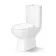 Seattle Rimless Close Coupled Toilet & Pedestal Basin Set