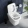 Houston Rimless Back To Wall Toilet With Premium Soft Close Seat