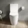 Utah Rimless Close Coupled Toilet With Premium Soft Close Slim Seat
