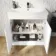 Trent Gloss White Basin Vanity 800mm
