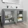 Trent Stone Grey Double Basin Vanity 1200mm