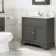 Lucia Graphite Grey Vanity with Marble Top & Undermount Basin 830mm