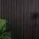 Trepanel Design® Noir Black Curve Acoustic Wood Wall Panels