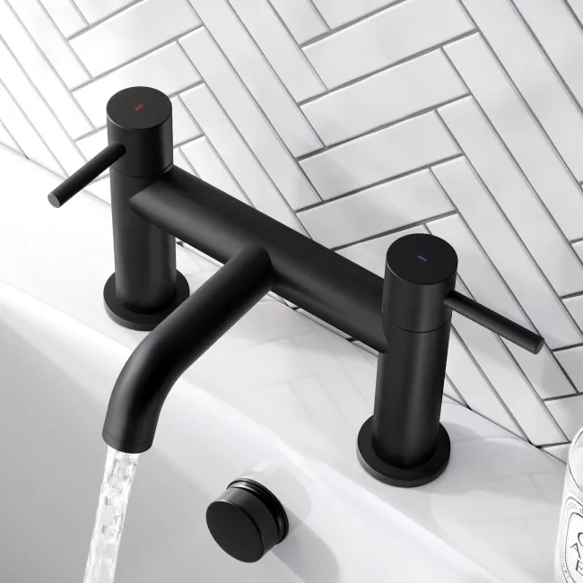 Selma Matt Black Bath Filler
